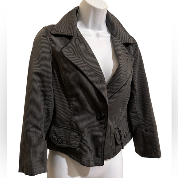 Xoxo Felt Feel Embroidered Gilet with No Fastening - Black, Grey